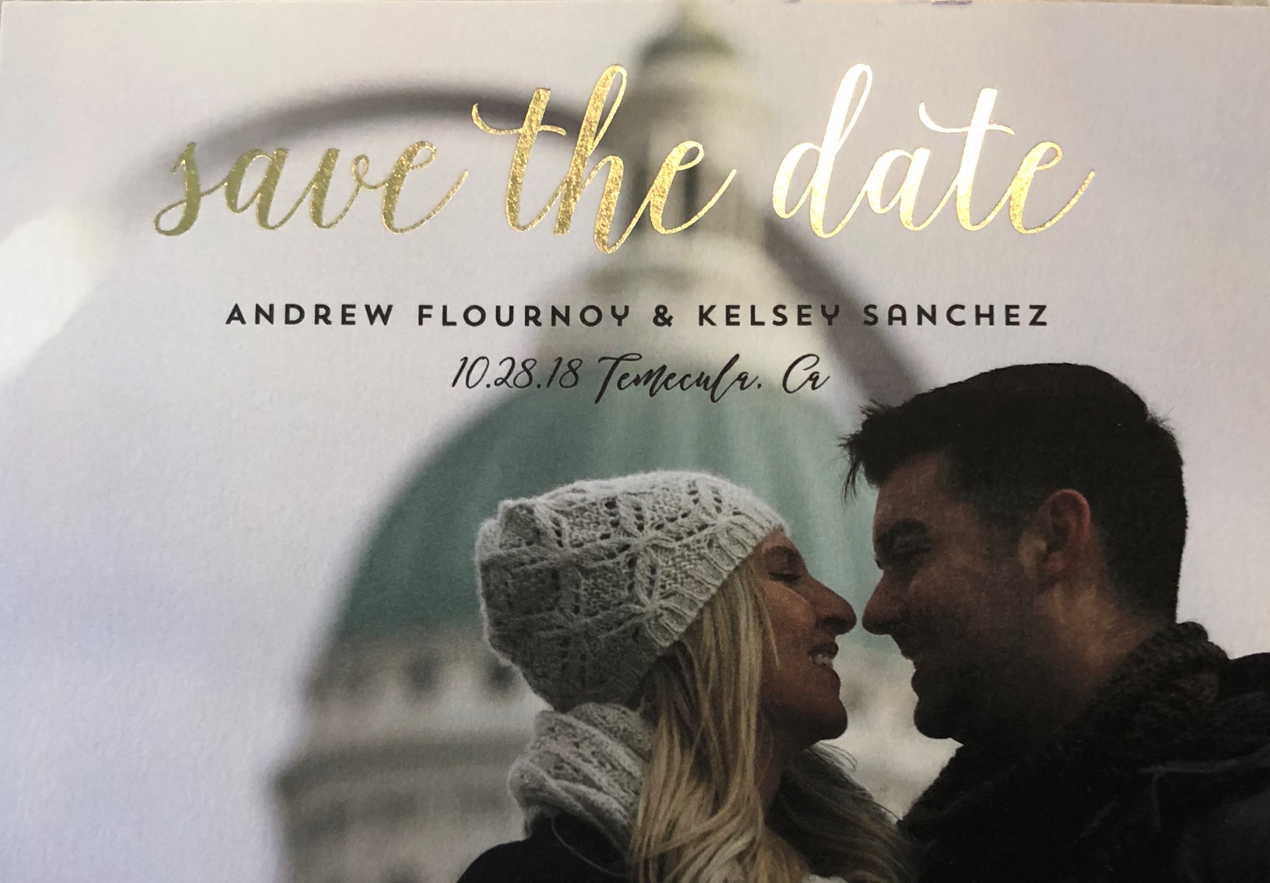Andrew- save the date